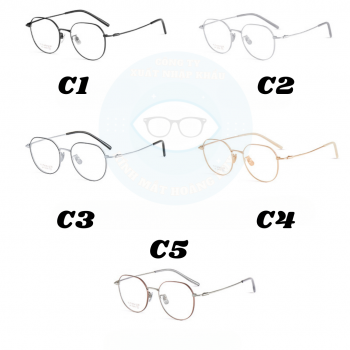 Gọng kính kim loại mã 6208